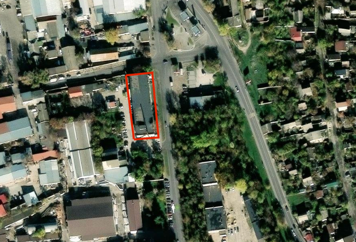 Виробничі приміщення ТОВ “Робоавиа” у Сімферополі на вул. Крилова, 133 Фото:Esri
